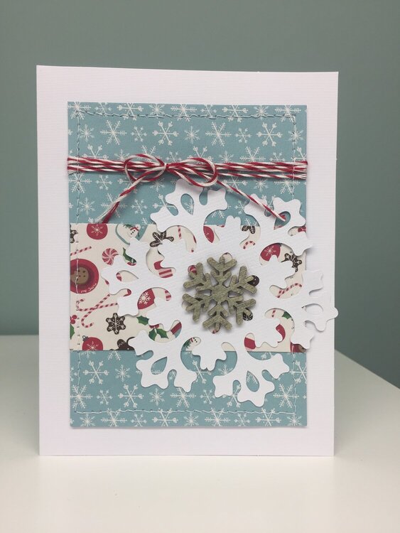 Snowflake Christmas card