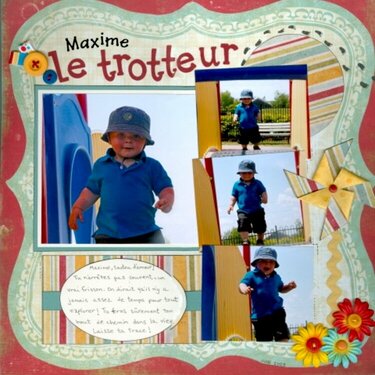 Maxime le trotteur- off on a new adventure
