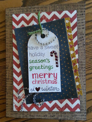 Holiday Sentiments by LawnFawn Card
