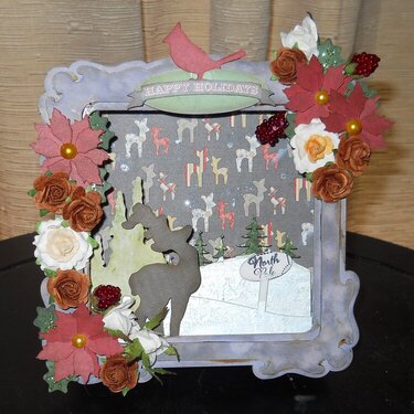 Christmas shadow box