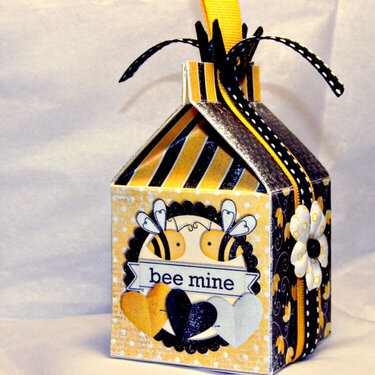 Bee Mine Milk Carton