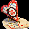Valentine Heart Pouch Box with Coupons