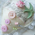 Felt Wall hanging/Stick Pin Trinket Pincushion