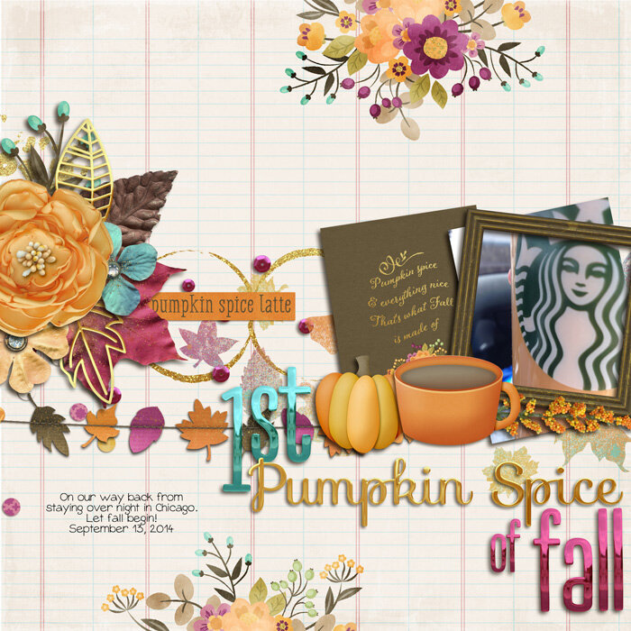 1st pumpkin latte of fall