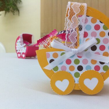 FINISH BABY BUGGY FOR CANDYS OR FAVOUR