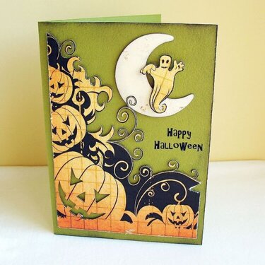 Pea Profile: October 2008 - Happy Halloween Card