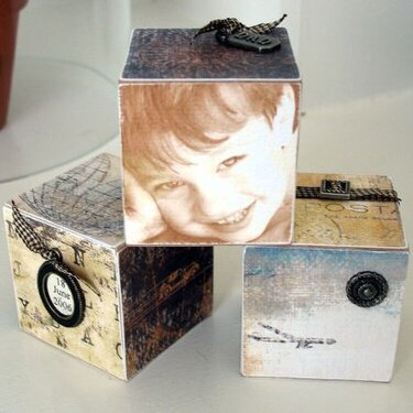 Altered Wood Blocks