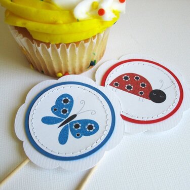 Critter Cupcake Toppers
