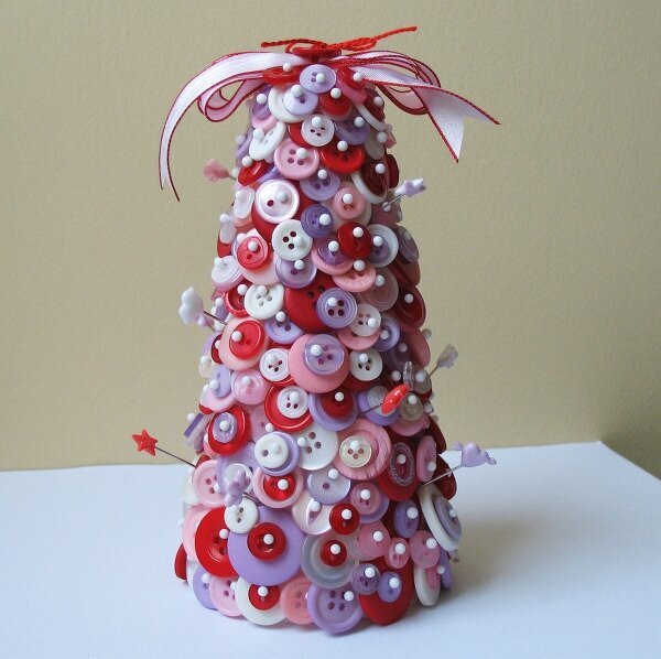 Valentine Button Tree