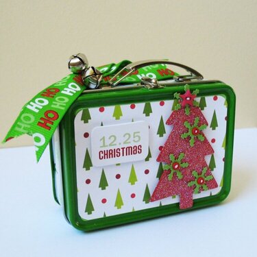 Mini Lunch Pail Ornament/Gift Card Holder