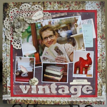 Vintage Treasures - My 1,000th Project Post!!!!