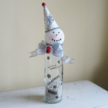 Bottled Snowman