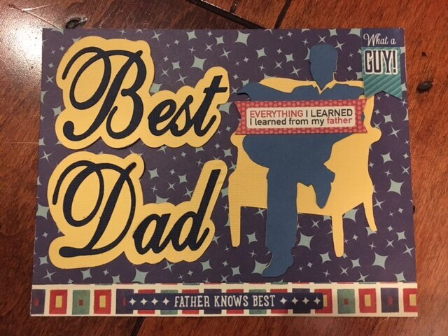Authentique Dapper Father&#039;s Day card