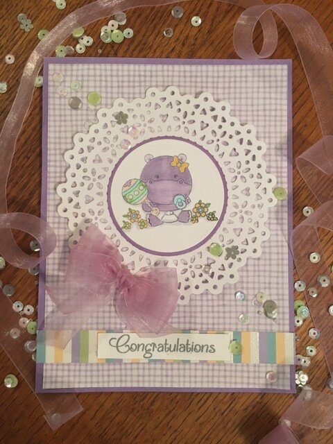 Baby Hippo Card