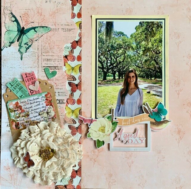 Simple Stories Vintage Cottage A Good Day Layout