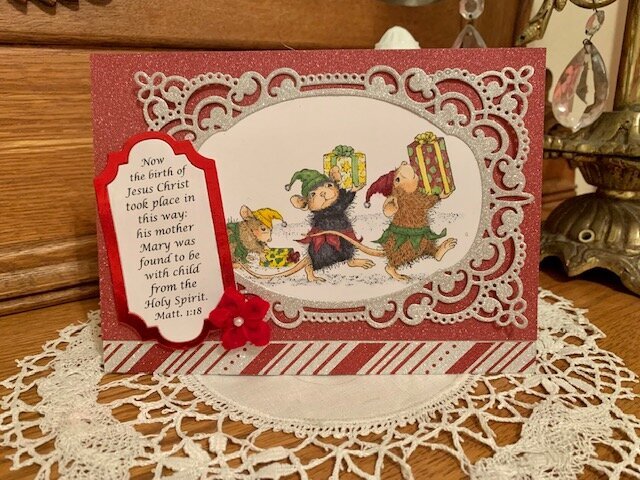 House Mouse Christmas Card