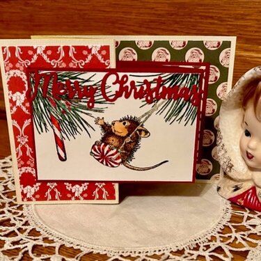 House Mouse Christmas Z-Fold Cards