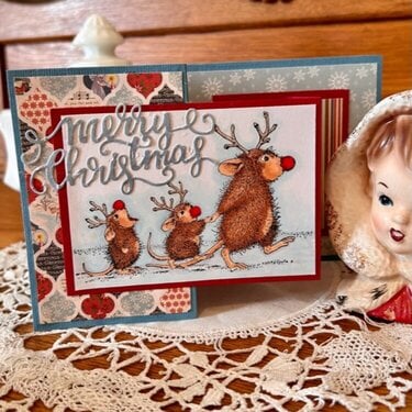 House Mouse Reindeer Mice Cards