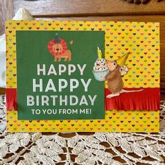 House Mouse Birthday Card 1