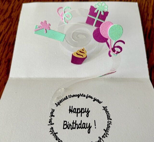 Birthday Chick House Mouse Girl Card