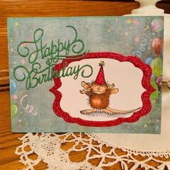 House Mouse Birthday card