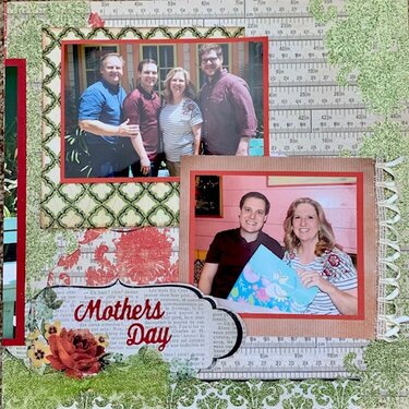 Mother's Day double layout