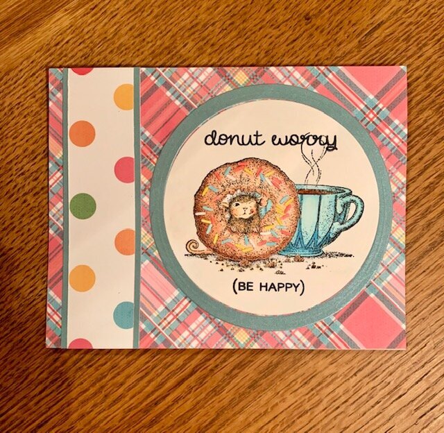 House Mouse Donut Worry card