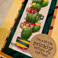 Newton's Nook Cuppa Cactus Coffee Card