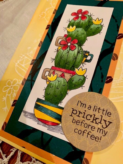 Newton&#039;s Nook Cuppa Cactus Coffee Card