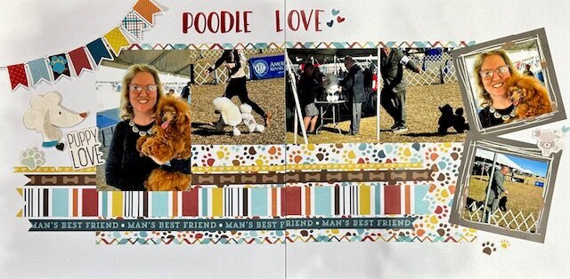 Echo Park &quot;Bark&quot; Poodle Love