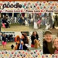 Poodle puppy love layout