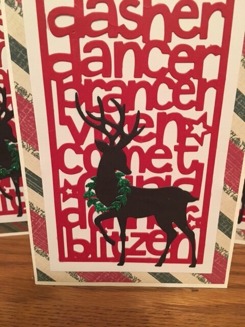 Sizzix Reindeer Cards
