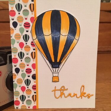Altenew Thanks Balloon Card