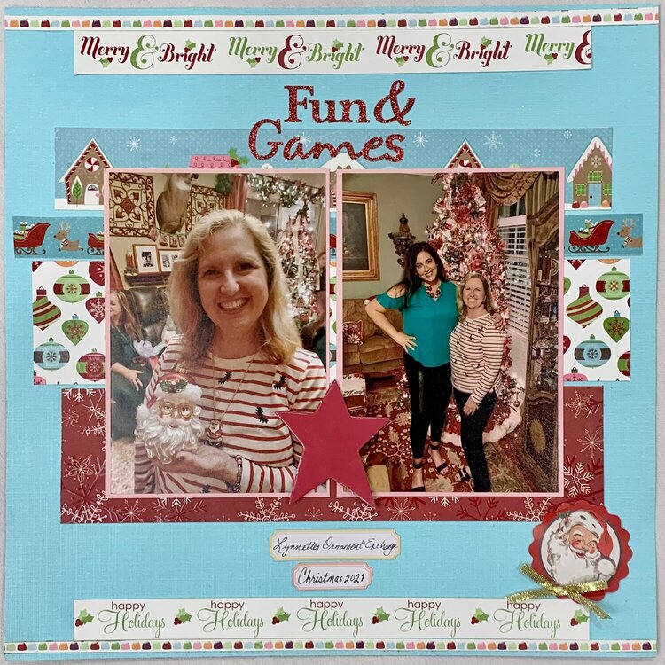 Fun &amp; Games Christmas Layout