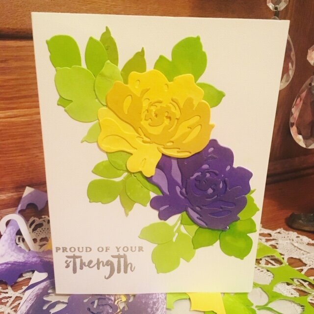 Altenew Fantasy Floral Card