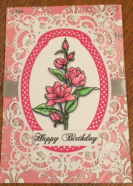 Spellbinders Birthday Card