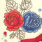 Patriotic Kennedy Grace Splendid Roses