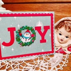 Photoplay Joyful Snowman Card