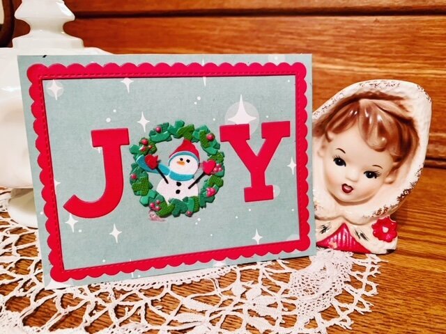 Photoplay Joyful Snowman Card