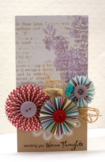 Rosette Picket Fence Card