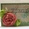 Silk Ribbon Rose Card