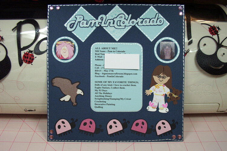 8 X 8 All ABout Me Layout