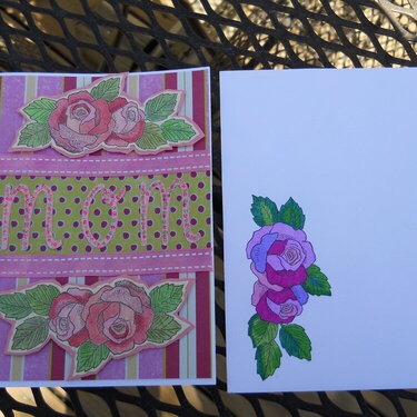 Mother&#039;s Day Card and envelope