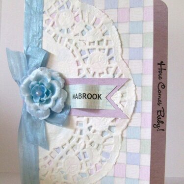 Mabrook (Congratulations) Baby Card (front)