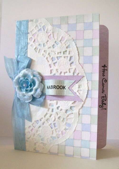 Mabrook (Congratulations) Baby Card (front)