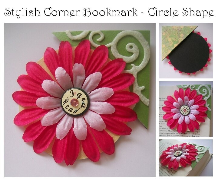 Stylish Corner Bookmark