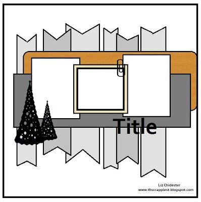 December sketch challenge, sketch #3 - Project Idea - Scrapbook.com