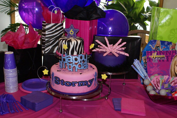 Stormys 6th Birthday cake.