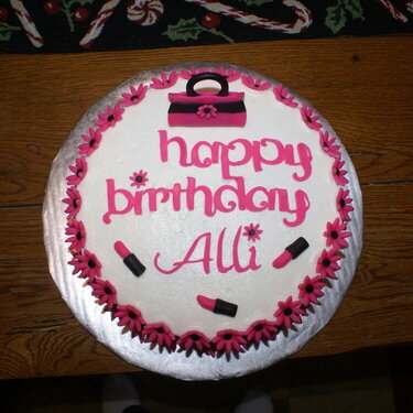 Top view of Allis cake