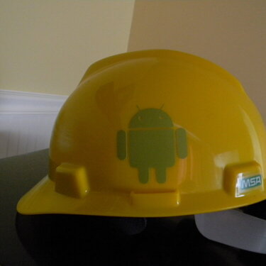 Andy andriod on Hard Hat